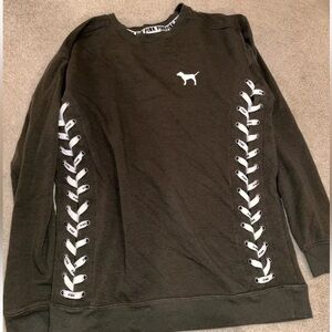 Victoria’s Secret PINK Green Pullover- Size XS